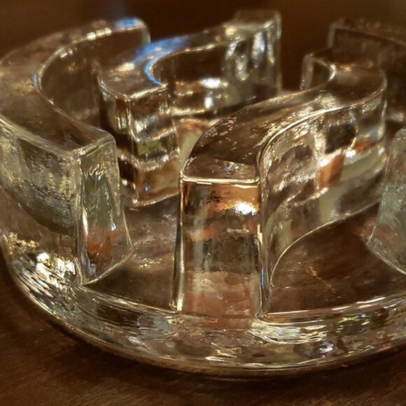 GLASDESIGN by GeorgShütte Glass Teapot Warmer - Germany MCM/VTG - Picture 3 of 9